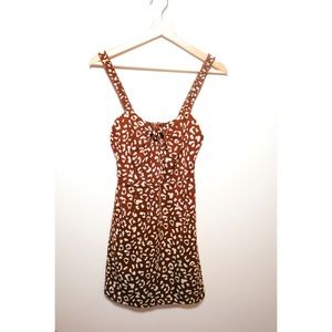 Isalis / Cotton Candy Brown leopard dress